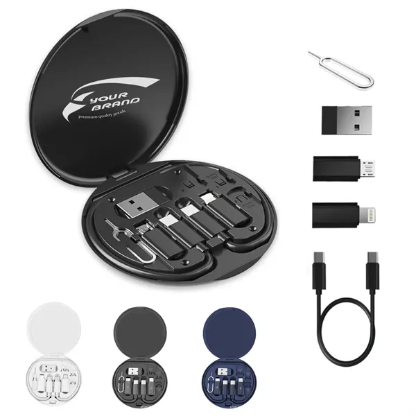 Multi-USB Adapter Set Converter Charging Cable Kit Card Pin - Multi-USB Adapter Set Converter Charging Cable Kit Card Pin - Image 0 of 6