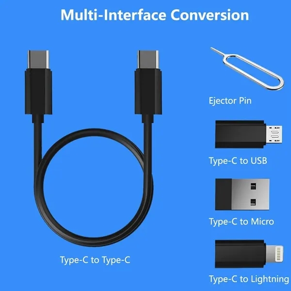 Multi-USB Adapter Set Converter Charging Cable Kit Card Pin - Multi-USB Adapter Set Converter Charging Cable Kit Card Pin - Image 3 of 6