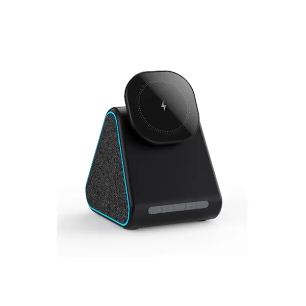 3In1 Magnetic Wireless Charger Bluetooth Speaker Holder - 3In1 Magnetic Wireless Charger Bluetooth Speaker Holder - Image 3 of 3