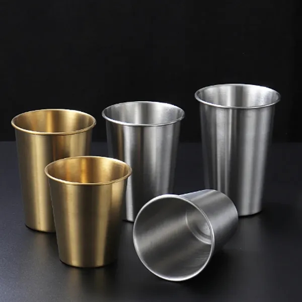 15oz Stainless Steel Beer Cup Kitchen Drinkware Coffee Mug - 15oz Stainless Steel Beer Cup Kitchen Drinkware Coffee Mug - Image 4 of 6