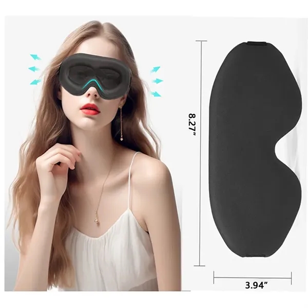 3D Breathable Blackout Sleep Travel Eye Mask - 3D Breathable Blackout Sleep Travel Eye Mask - Image 2 of 3