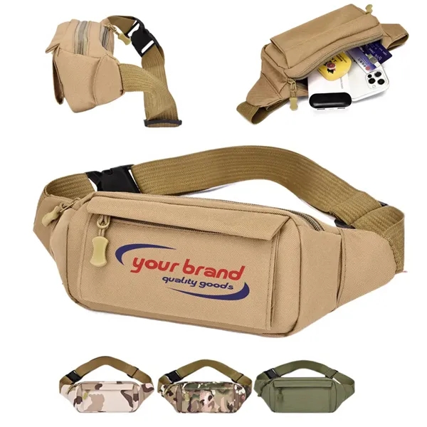 Portable Nylon Outdoor Waist Bag Travel Shoulder - Portable Nylon Outdoor Waist Bag Travel Shoulder - Image 0 of 4