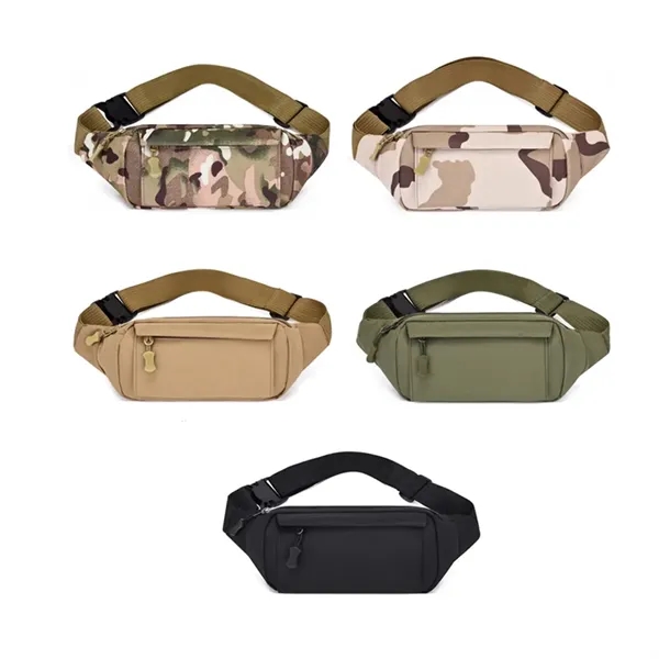 Portable Nylon Outdoor Waist Bag Travel Shoulder - Portable Nylon Outdoor Waist Bag Travel Shoulder - Image 4 of 4