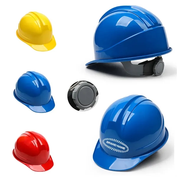 Construction Hard Hat With Self-Adjusting Suspension - Construction Hard Hat With Self-Adjusting Suspension - Image 0 of 4