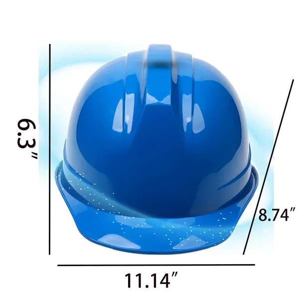 Construction Hard Hat With Self-Adjusting Suspension - Construction Hard Hat With Self-Adjusting Suspension - Image 1 of 4