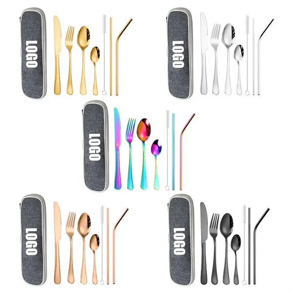 7 In 1 Camping Cutlery Set - 7 In 1 Camping Cutlery Set - Image 0 of 2