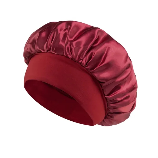 Full Color Sleeping Hair Satin Bonnets - Full Color Sleeping Hair Satin Bonnets - Image 4 of 9