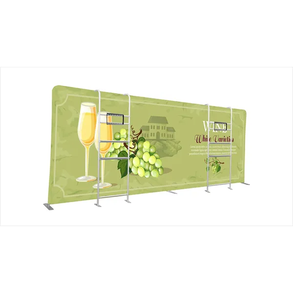 20ft Straight Wall Display w/Shelves and TV Brackets - 20ft Straight Wall Display w/Shelves and TV Brackets - Image 0 of 0