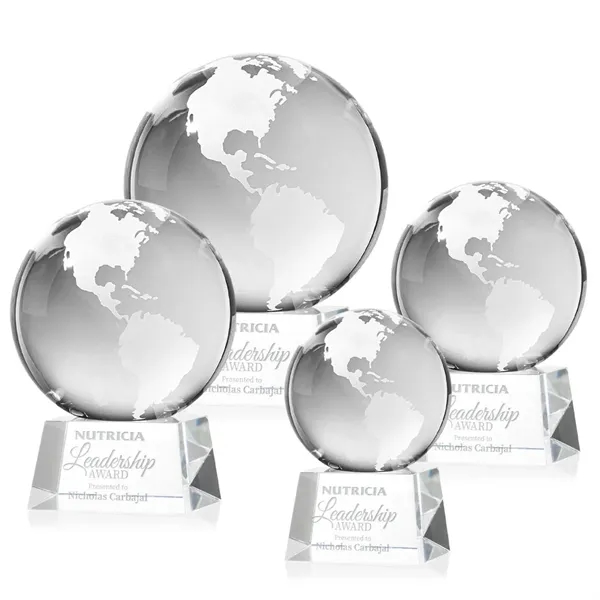 Globe Award on Robson Base - Clear - Globe Award on Robson Base - Clear - Image 0 of 8