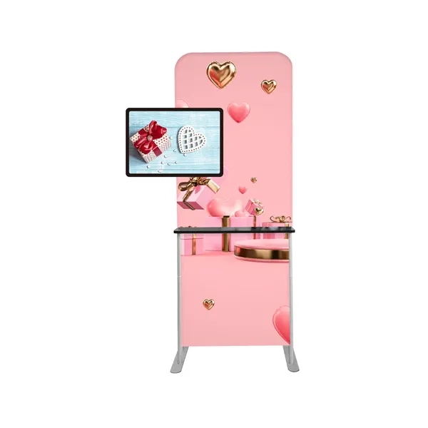 Straight Wall Display 36"x89" w/Shelves & TV Brackets - Straight Wall Display 36"x89" w/Shelves & TV Brackets - Image 0 of 0