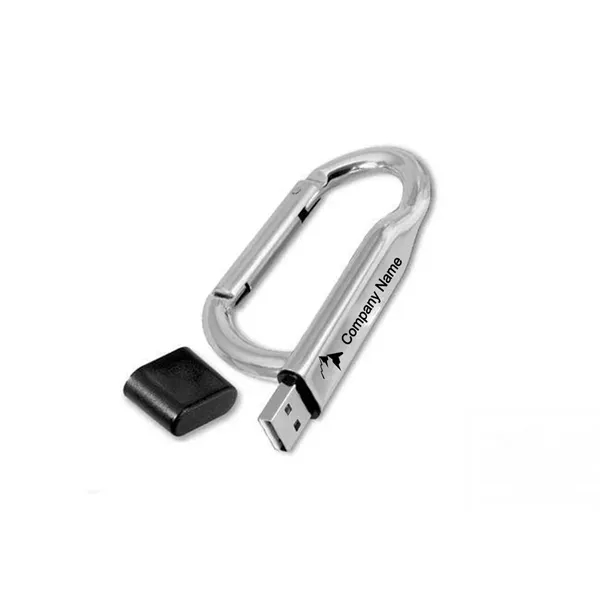 Climbing Hook Metal Carabiner Usb Drive - Climbing Hook Metal Carabiner Usb Drive - Image 0 of 4