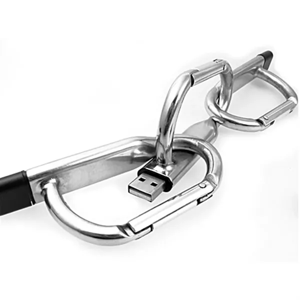 Climbing Hook Metal Carabiner Usb Drive - Climbing Hook Metal Carabiner Usb Drive - Image 2 of 4