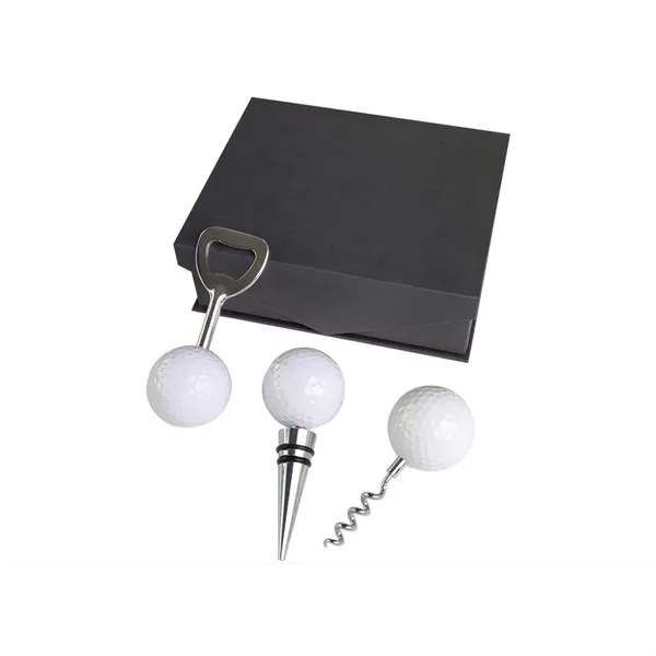 Golf Corkscrew Bottle Opener Gift Set - Golf Corkscrew Bottle Opener Gift Set - Image 3 of 4