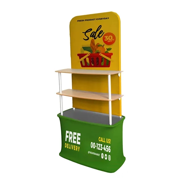 Straight Display Rack 36"x79" w/Shelves - Straight Display Rack 36"x79" w/Shelves - Image 0 of 0