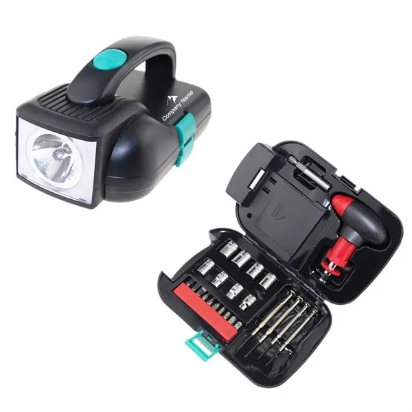 Portable Flashlight Tool Box Set - Portable Flashlight Tool Box Set - Image 0 of 4