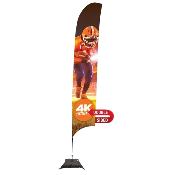 17' Streamline Razor Sail Sign Flag, 2-Sided, Scissor Base - 17' Streamline Razor Sail Sign Flag, 2-Sided, Scissor Base - Image 0 of 5