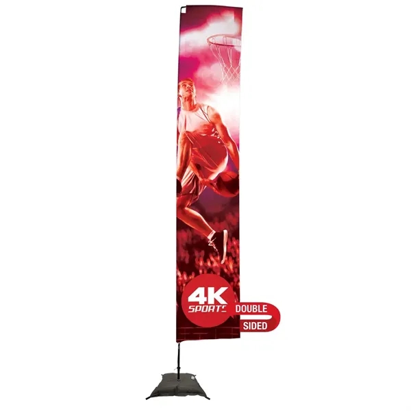 14.5' Streamline Rectangle Sail Sign Flag, 2-Sided, Scissor - 14.5' Streamline Rectangle Sail Sign Flag, 2-Sided, Scissor - Image 0 of 4