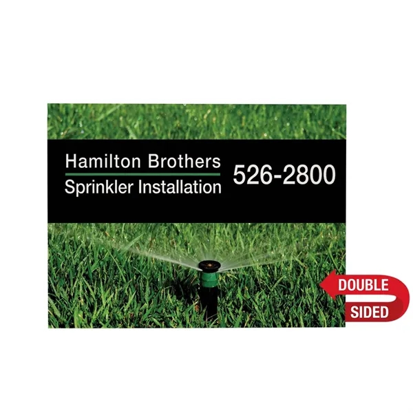 24" x 18" Corrugated Plastic Sign (Double-Sided) - 24" x 18" Corrugated Plastic Sign (Double-Sided) - Image 0 of 1