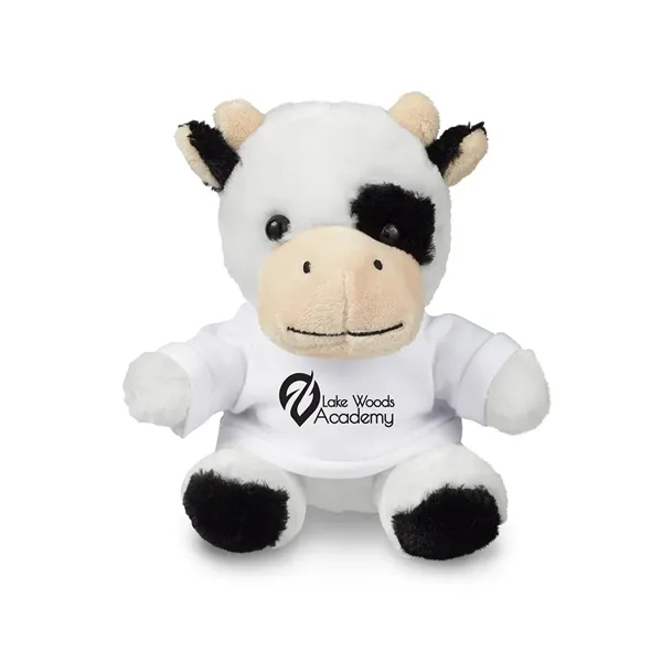 7" Plush Cow With T-Shirt - 7" Plush Cow With T-Shirt - Image 1 of 53