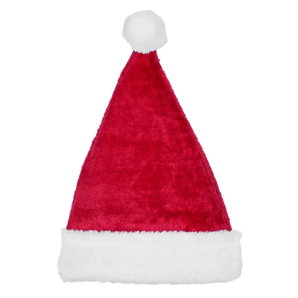 Holiday Christmas Plush Santa Hat - Holiday Christmas Plush Santa Hat - Image 2 of 2
