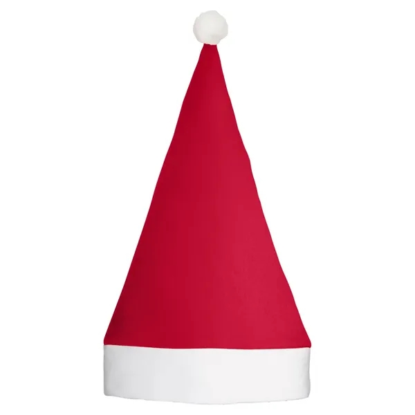 Holiday Christmas Felt Santa Hat - Holiday Christmas Felt Santa Hat - Image 2 of 2