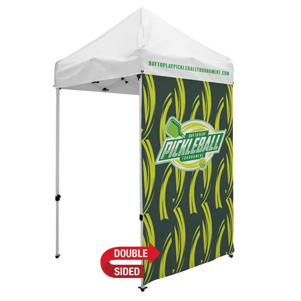 5' Economy Tent Full Wall (Dye Sublimated, Double-Sided) - 5' Economy Tent Full Wall (Dye Sublimated, Double-Sided) - Image 0 of 2