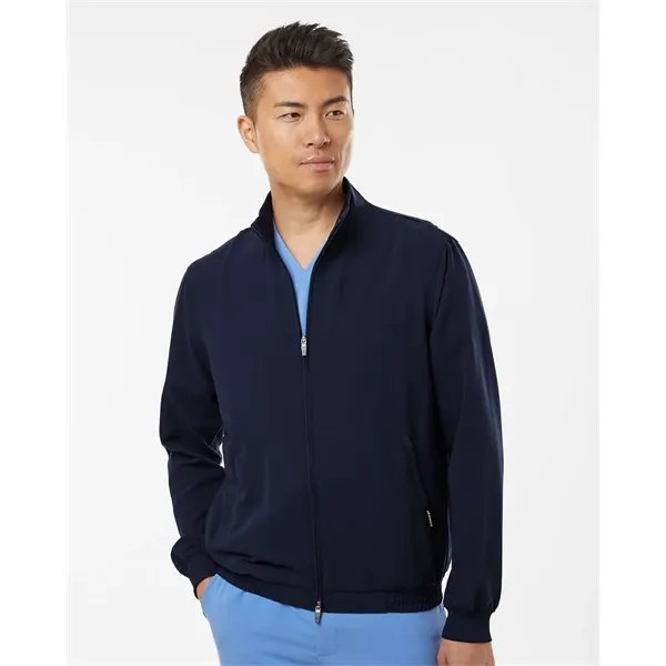 Jaanuu Wolfe Everyday Full-Zip 6-Pocket Scrub Jacket - Jaanuu Wolfe Everyday Full-Zip 6-Pocket Scrub Jacket - Image 0 of 11