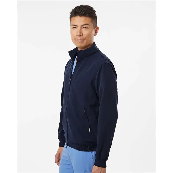 Jaanuu Wolfe Everyday Full-Zip 6-Pocket Scrub Jacket - Jaanuu Wolfe Everyday Full-Zip 6-Pocket Scrub Jacket - Image 2 of 11