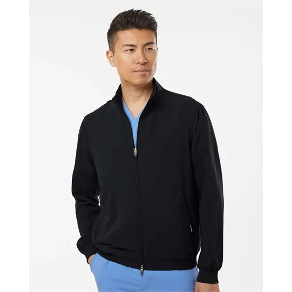 Jaanuu Wolfe Everyday Full-Zip 6-Pocket Scrub Jacket - Jaanuu Wolfe Everyday Full-Zip 6-Pocket Scrub Jacket - Image 10 of 11