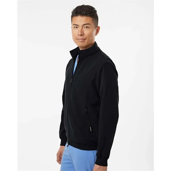 Jaanuu Wolfe Everyday Full-Zip 6-Pocket Scrub Jacket - Jaanuu Wolfe Everyday Full-Zip 6-Pocket Scrub Jacket - Image 11 of 11