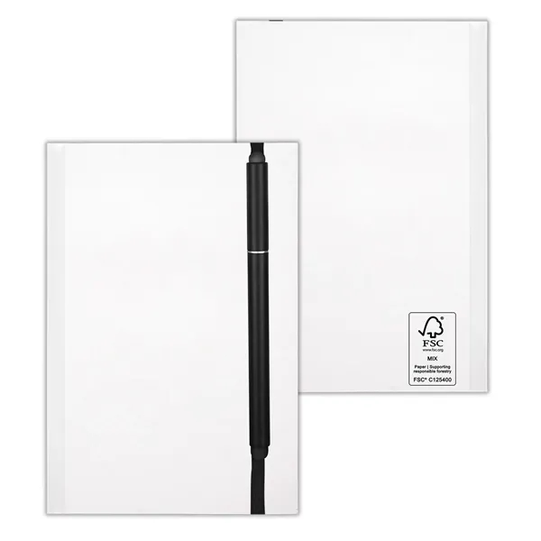 4" x 6" Perfect Paper Cover Notebook with Elastic Stylus Pen - 4" x 6" Perfect Paper Cover Notebook with Elastic Stylus Pen - Image 3 of 4