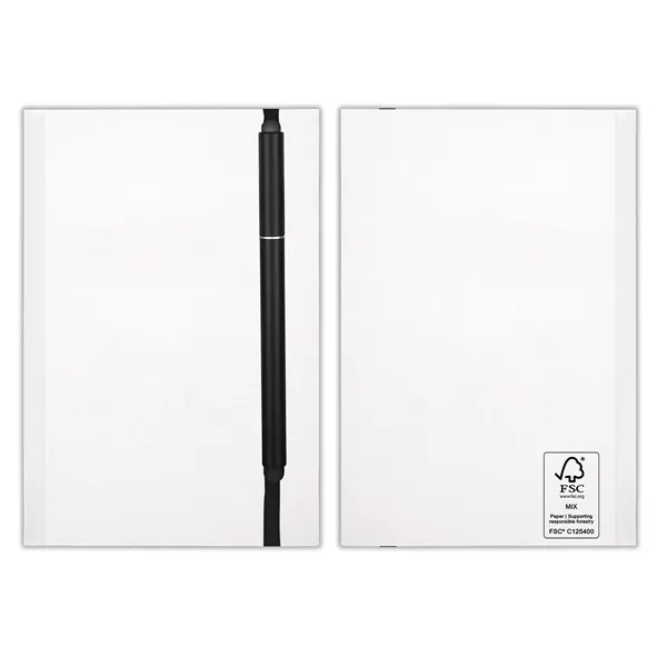 4" x 6" Perfect Paper Cover Notebook with Elastic Stylus Pen - 4" x 6" Perfect Paper Cover Notebook with Elastic Stylus Pen - Image 2 of 4