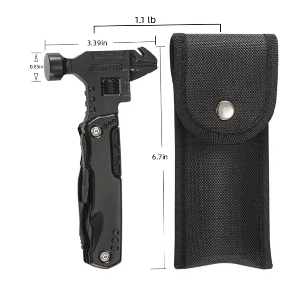 16In1 Multi-function Hammer Wrench Survival Camping Gear - 16In1 Multi-function Hammer Wrench Survival Camping Gear - Image 1 of 4
