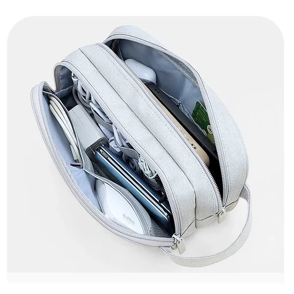 Electronics  Travel Case Charger Cable Storage Bag - Electronics  Travel Case Charger Cable Storage Bag - Image 3 of 9