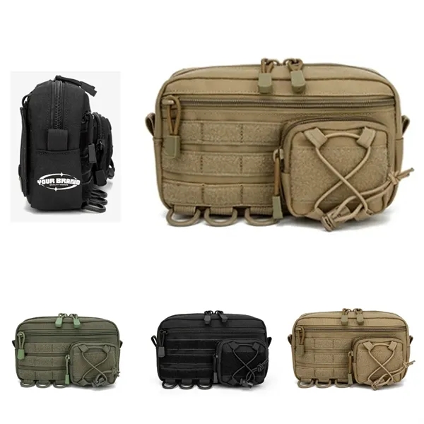 Tactical Waist Belt Bag Pouch Utility Tool Organizer - Tactical Waist Belt Bag Pouch Utility Tool Organizer - Image 0 of 5