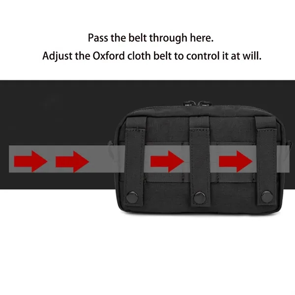 Tactical Waist Belt Bag Pouch Utility Tool Organizer - Tactical Waist Belt Bag Pouch Utility Tool Organizer - Image 3 of 5