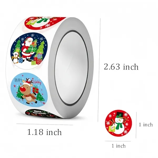 500Pcs/Roll Custom Self Adhesive Labels Stickers - 500Pcs/Roll Custom Self Adhesive Labels Stickers - Image 1 of 7
