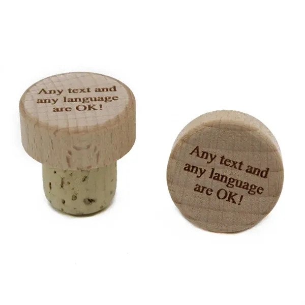 Engraved Wood Wine Stoppers - Engraved Wood Wine Stoppers - Image 2 of 8