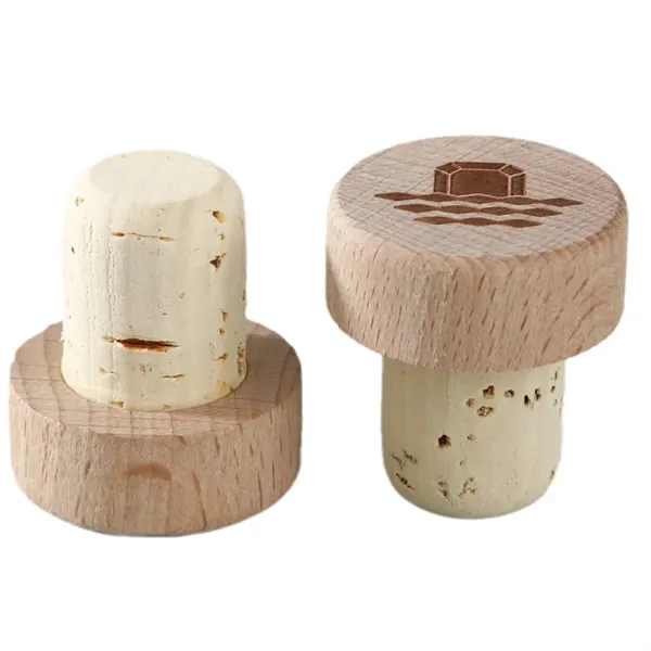 Engraved Wood Wine Stoppers - Engraved Wood Wine Stoppers - Image 3 of 8