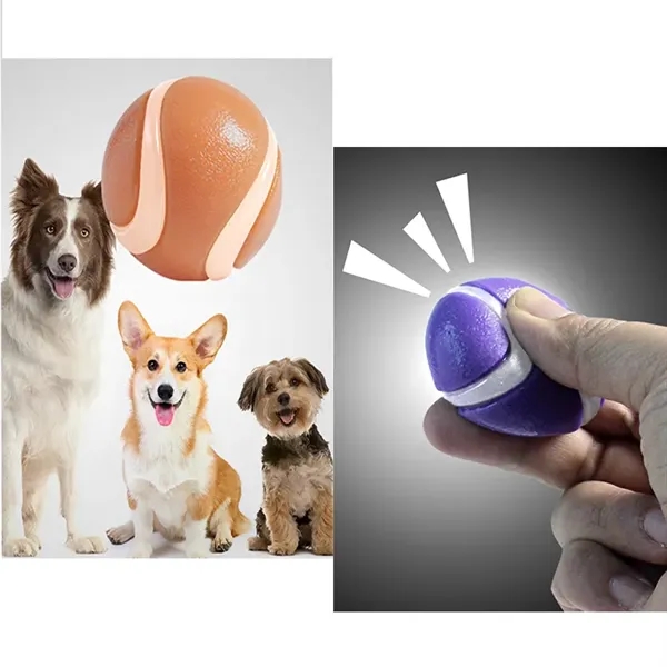 Interactive Dog Toy Luminous Teething Training Ball - Interactive Dog Toy Luminous Teething Training Ball - Image 3 of 3