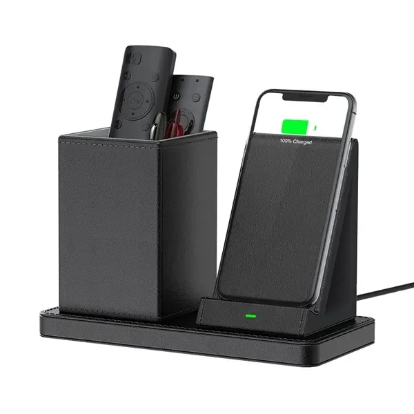 Desktop Organizer with Wireless Charger - Desktop Organizer with Wireless Charger - Image 1 of 4