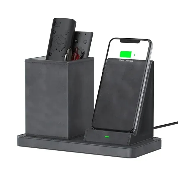 Desktop Organizer with Wireless Charger - Desktop Organizer with Wireless Charger - Image 2 of 4