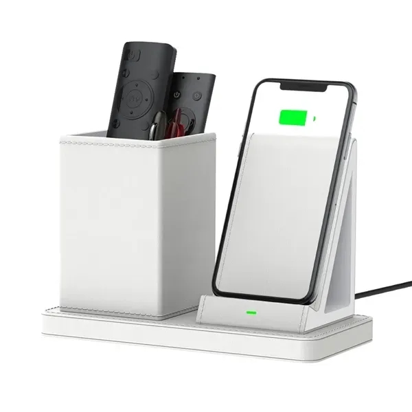 Desktop Organizer with Wireless Charger - Desktop Organizer with Wireless Charger - Image 4 of 4