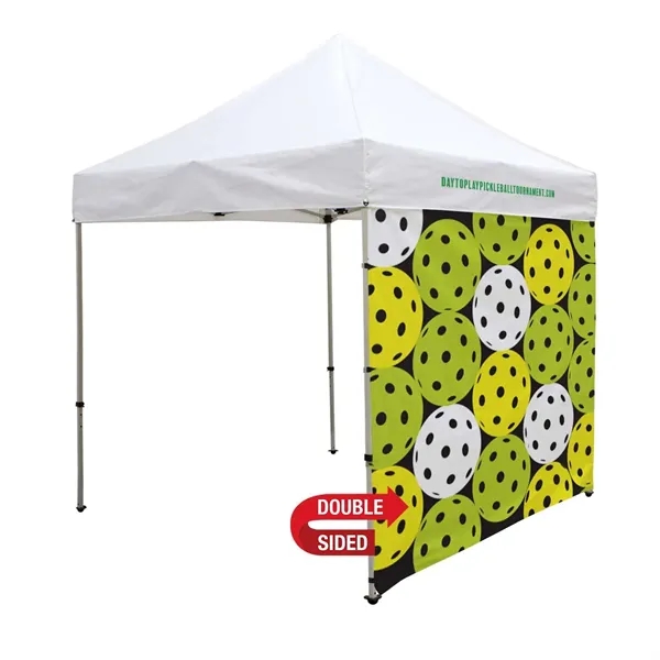 Double-Sided 8' Tent Full Wall (Dye Sublimation)