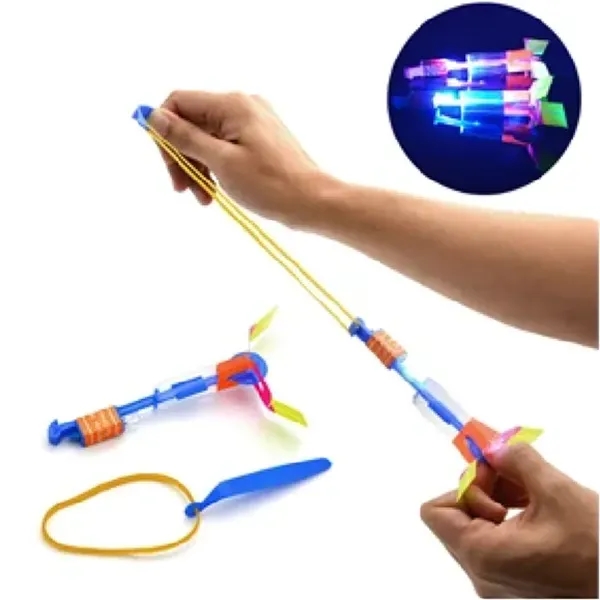 Led Slingshot Helicopter Toy - Led Slingshot Helicopter Toy - Image 0 of 0