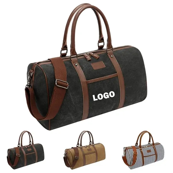 Canvas Travel Duffel Bag - Canvas Travel Duffel Bag - Image 0 of 4