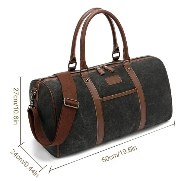 Canvas Travel Duffel Bag - Canvas Travel Duffel Bag - Image 1 of 4