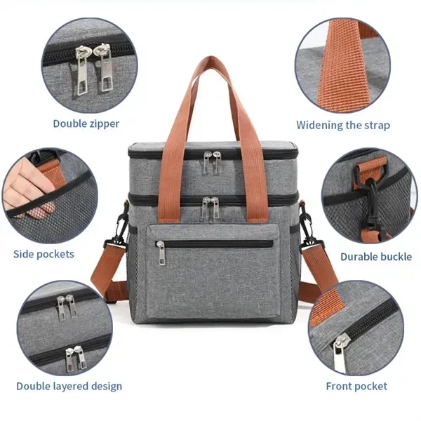 Insulated Tote Cooler Bag - Insulated Tote Cooler Bag - Image 3 of 3