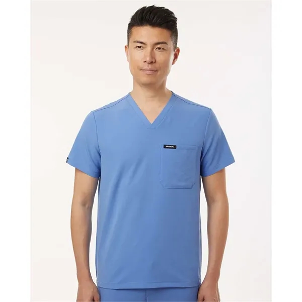 Jaanuu Holmes Everyday 1-Pocket Scrub V-Neck Top - Jaanuu Holmes Everyday 1-Pocket Scrub V-Neck Top - Image 16 of 29