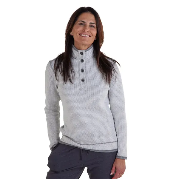 Storm Creek Women's Maverick Waffle Knit Button Up - Storm Creek Women's Maverick Waffle Knit Button Up - Image 5 of 16